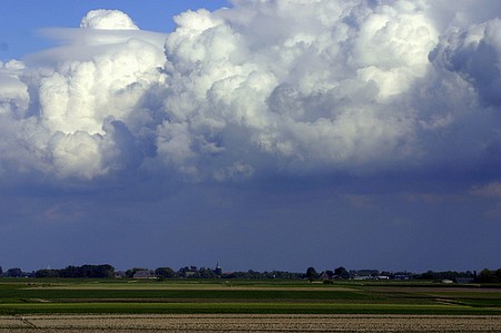 Foto  van omgeving Hallum, gemeente Ferwerderadiel, provincie Friesland (Frysl�n)