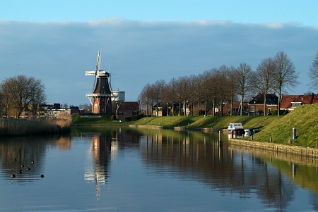 Foto van omgeving Dokkum, gemeente Dongeradeel, provincie Friesland (Fryslân) Foto van omgeving Dokkum, gemeente Dongeradeel, provincie Friesland (Fryslân)
