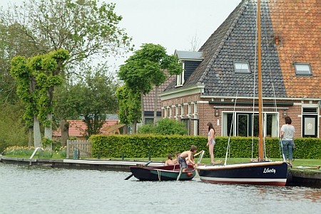 Foto  van omgeving Boornzwaag, gemeente Skarsterl�n, provincie Friesland (Frysl�n)