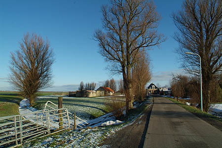 Foto  van omgeving Terherne, gemeente Boarnsterhim, provincie Friesland (Frysl�n)