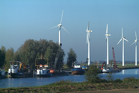 Foto  van omgeving Tjerkgaast, gemeente Skarsterl�n, provincie Friesland (Frysl�n)