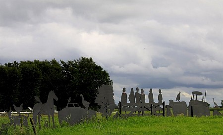 Foto  van omgeving Langweer, gemeente Skarsterl�n, provincie Friesland (Frysl�n)