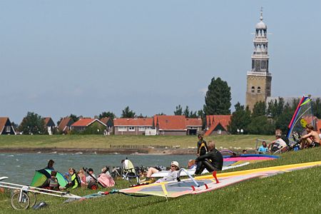 Foto  van omgeving Legemeer, gemeente Skarsterl�n, provincie Friesland (Frysl�n)